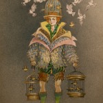 Рафаил Вольский "Эскиз костюма. Папагено" Опера В.-А.Моцарта "Волшебная флейта"