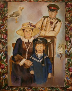 Альбина Воронкова "Семейный портрет дворянской семьи"