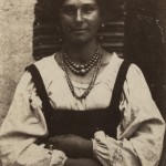 Джакомо Канева "Портрет девушки в традиционном итальянском костюме" 1850-е