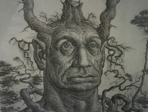 Борис Непомнящий "Деревья" 1997 (фрагмент)