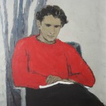 114. Тимошенко Лидия "Портрет сына" 1962 Холст, масло 108х89