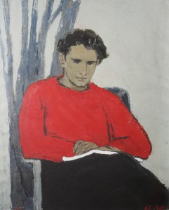 114. Тимошенко Лидия "Портрет сына" 1962 Холст, масло 108х89