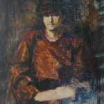 36. Тимошенко Лидия "Портрет М.Асламазян" 1937 Холст, масло 77х58