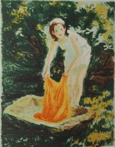 46. Тимошенко Лидия "Катюша" 1939-1940 Бумага, цветная литография 43х32