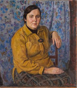 Андрей Соловьев "Портрет жены" 1990