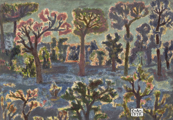 Федор Семенов-Амурский "Поляна со столпившимися деревьями" 1958
