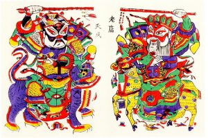 К празднованию китайского Нового года, из собрания Музея Народной графики.