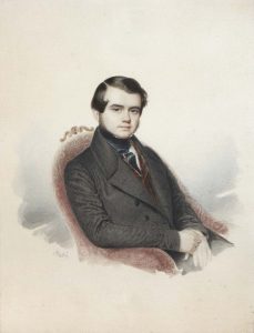 Э. Росси "Портрет графа В.А. Соллогуба" 1840-е