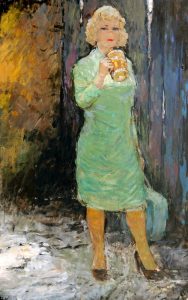 Марк Улупов "Девушка в зеленом" 1983