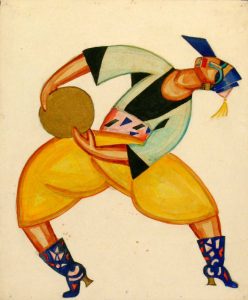 Николай Фореггер "Эскиз мужского костюма к татарскому танцу" 1922