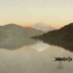Неизвестный автор "Вид на гору Фудзи с озера Хаконе" 1880-1890-е