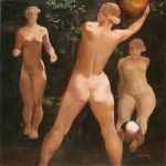 Дейнека А.А."Игра в мяч" 1932