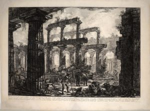 Джованни Баттиста Пиранези "Руины храма Нептуна в Пестуме" 1778