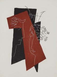 Анри Лоранс "Иллюстрация к изданию "Лукиан Самосатский. Диалоги" 1951