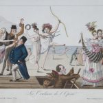Неизвестный художник "За кулисами Парижской оперы" 1815