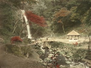Неизвестный автор "Водопад Мино близ Кобэ" 1880-1890-е