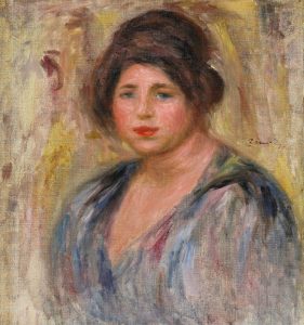 Пьер Огюст Ренуар "Женский портрет" 1912