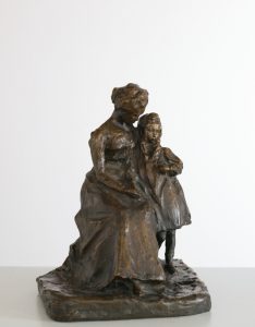 П.П. Трубецкой "Неизвестная (Боткина?) с девочкой" 1900