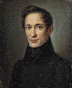А. Збруев "Портрет А.И. Герцена" 1830-е