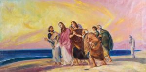 Святослав Рерих "Христос с учениками" 1934