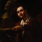 Неизвестный художник с оригинала К.П. Брюллова (1836-1837) "Портрет скульптора И.П. Витали" Вторая треть XIX века