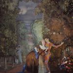 Константин Сомов "Арлекин и дама" 1912