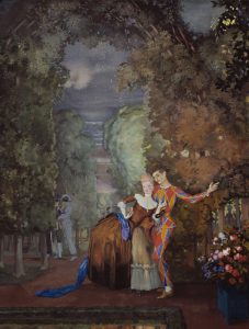 Константин Сомов "Арлекин и дама" 1912