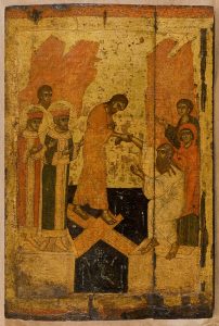 Икона "Воскресение" Русский Север. 15 век