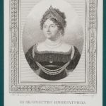 Ж. Меку (по портрету Ж.-А. Беннера) "Портрет императрицы Марии Федоровны" 1820 (1817)