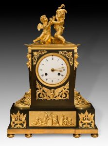 Часы "Играющие путти", Франция 1798-1799