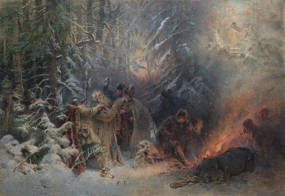 Константин Маковский «Подвиг Ивана Сусанина». 1914