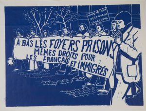 Постер “Одинаковые права французам и иммигрантам”