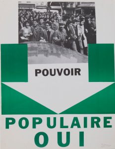Постер “Pourvoir populaire oui”