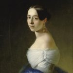 Т.А. Нефф "Портрет Полины Виардо" 1842