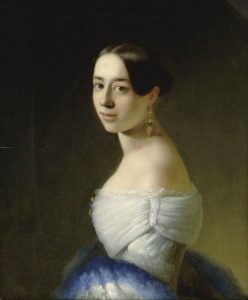 Т.А. Нефф "Портрет Полины Виардо" 1842