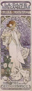 Альфонс Мария Муха "Дама с камелиями" 1896