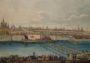 К.К. Гампельн "Закладка Москворецкого моста" 1830