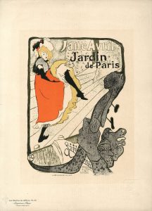 Анри-Мари-Раймон де Тулуз-Лотрек "Авриль (из серии «Les Maitres de l’Affiche»)" 1895
