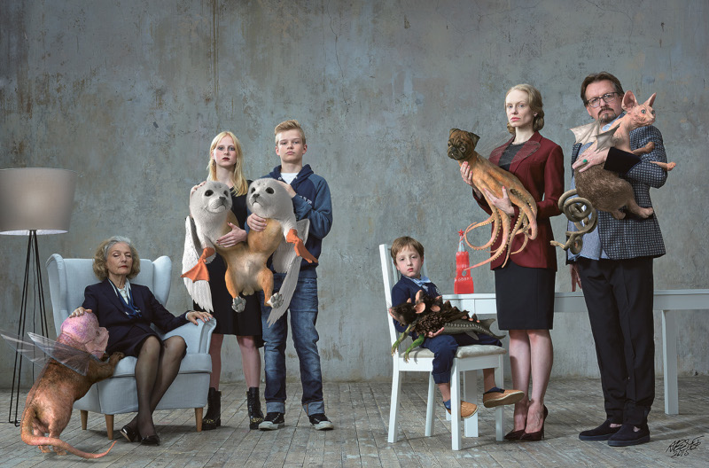 AES+F "Семейный портрет с химерами" Осень-2015