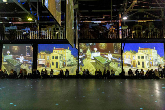 Мультимедийная выставка "Ван Гог. Письма к Тео". Центр дизайна Artplay - Центр цифрового искусства Artplay Media.