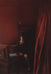 Комар & Меламид "Девушка перед зеркалом. Из серии "Ностальгический соцреализм" 1981-1982