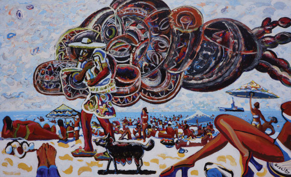 Выставка "Мусеиб Амиров. Блюз солнечного ветра". Галерея искусств Зураба Церетели.