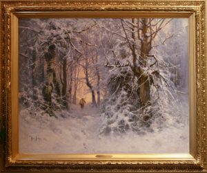 Ю.Ю. Клевер "Зимний пейзаж" 1897