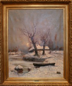 Ю.Ю. Клевер "Зимний пейзаж" 1892