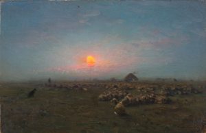 Иван Похитонов "На юге России. Овцы на тырле" 1885