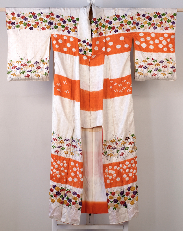 Праздничное женское кимоно. 1970-е, Канадзава