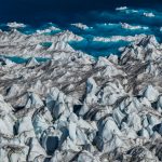 Диана Тафт "Морской пейзаж, гренландский ледяной щит. Из проекта "Таяние Арктики" 2016