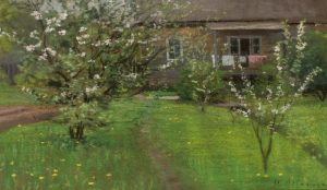 И.И. Левитан "Цветущий сад" Середина 1890-х