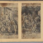 Положение во гроб. Антон Вирикс по рисунку Мартена де Воса. Библия Пискатора. 1643. Амстердам