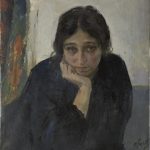 Павел Беньков "Портрет жены" 1925-1926
